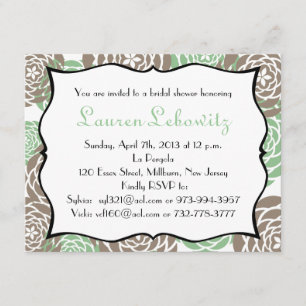 Convites O chá de panela convida para lauren