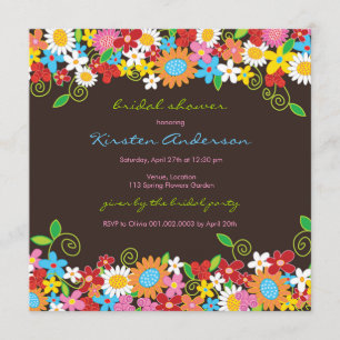 Convites O chá de panela das margaridas do jardim do