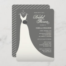 O chá de panela elegante à moda do vestido de