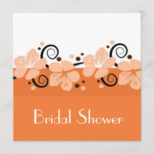 Convites O chá de panela na moda convida - flores