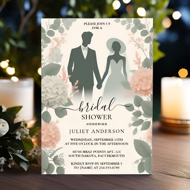 Convites O Chá de panela Verde Sage da Motografia da Alça-P (Criador carregado)