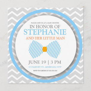 Convites O chá do bebé do laço convida