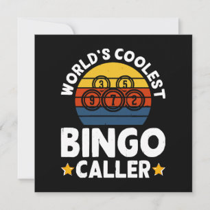 Convites O Chamador de Bingo Mais Legal do Mundo