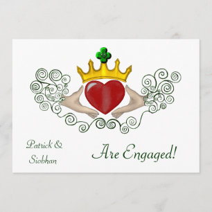 Convites O Claddagh (cor completa)
