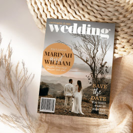 Convites O Cobrir Da Trendy Magazine Salva A Foto Da Data