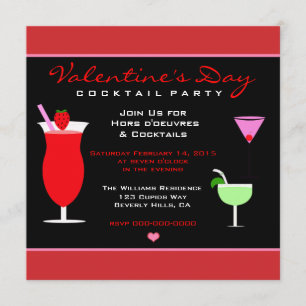 Convites O cocktail dos namorados