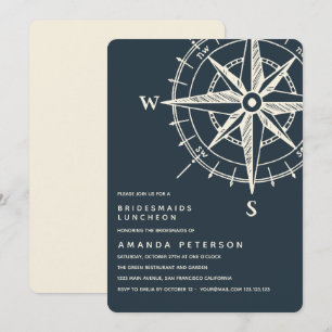 Convites O Compass Azul  Casamento de damas de ponte