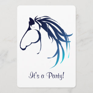 Convites O costume equestre da festa de aniversário do