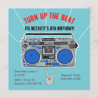 Convites O dance party personalizado convida