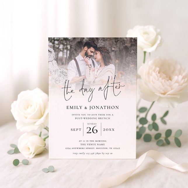Convites O Dia Após A Foto De Brunch (Criador carregado)