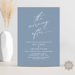 Convites O Dia Seguinte, Brunch Romântico Pós-Casamento