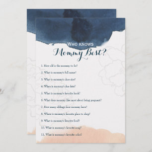 Convites O dobro tomou partido - 2 jogos do chá de fraldas