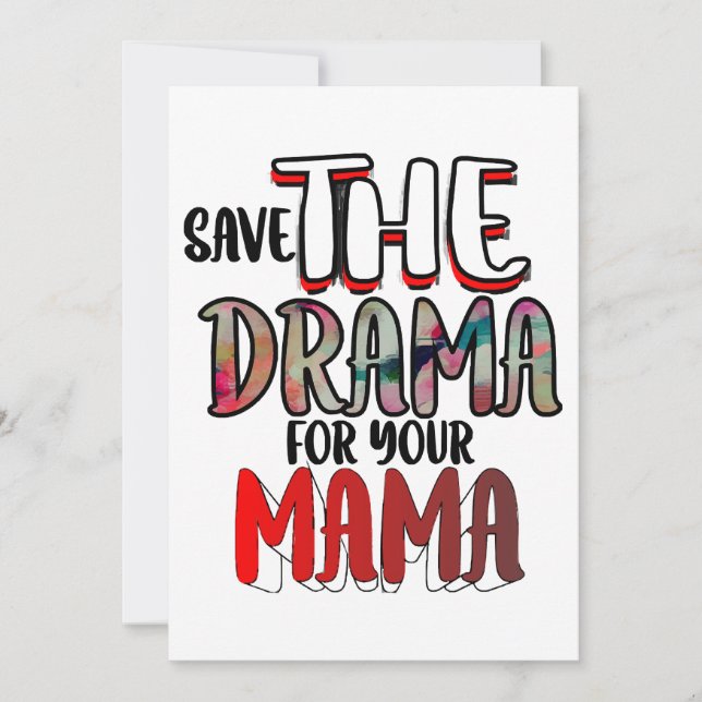 Convites O Drama (Frente)