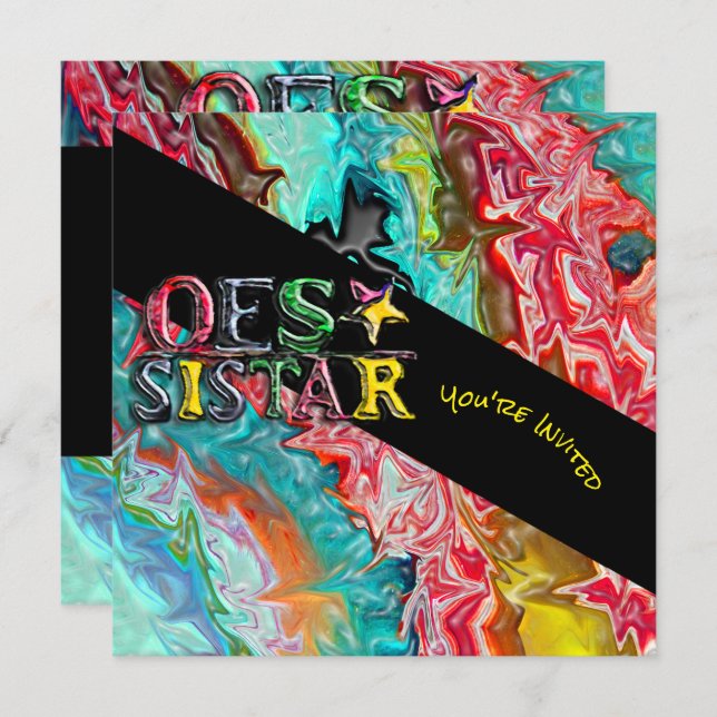 CONVITES O.E.S. SISTAR (Frente/Verso)