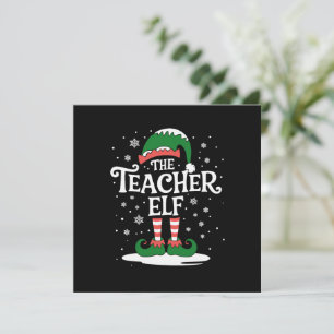 Convites O Elfo Professor Natal Família Correspondente Grup