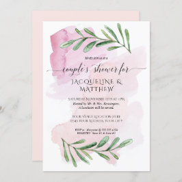 Convites O Eucalyptus, Modern Watercolor, deixa Chá de Casa