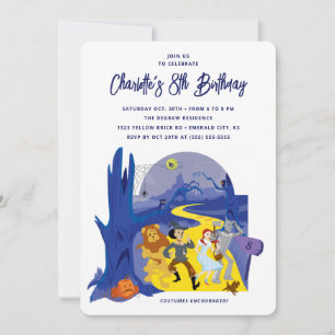 Convites O Feiticeiro da Festa de aniversário de Oz Hallowe