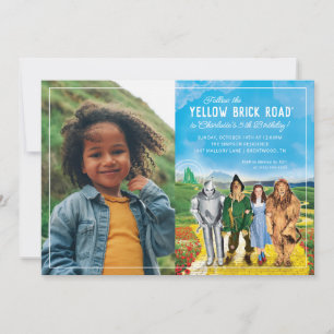 Convites O Feiticeiro de Oz Birthday - Foto