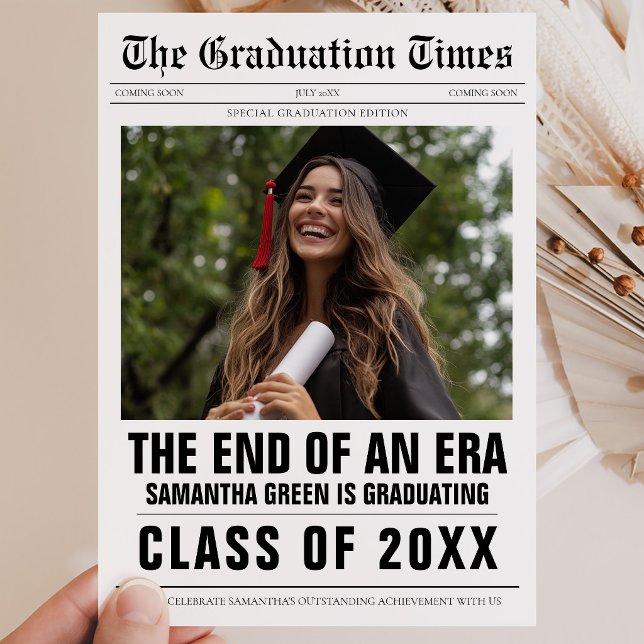 Convites O Fim de uma Era Jornal de Formatura (Criador carregado)