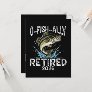 Convites O-Fish-Ally Aposentado 2026 Humor Engraçado