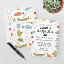 O-Fish-Ally Um Aniversário de 1 Ano das Crianças P
