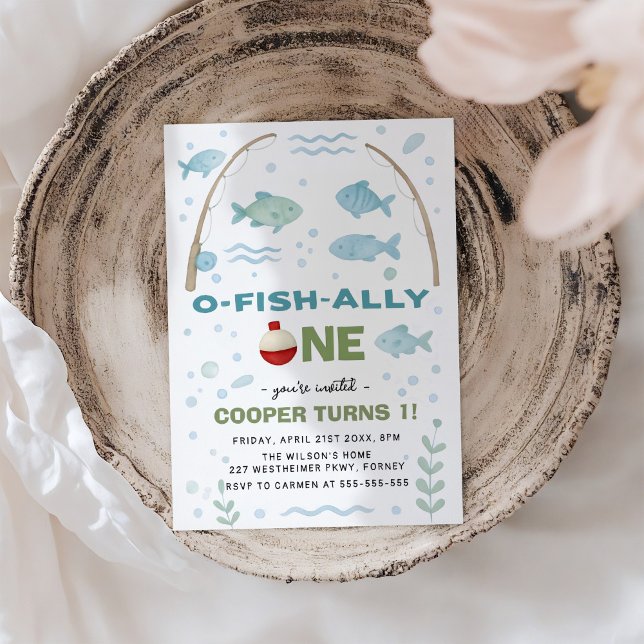 Convites O-Fish-Ally Um primeiro aniversario (Criador carregado)