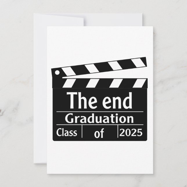 Convites O Formando de Graduação Final do Cinema de 2025 (Frente)
