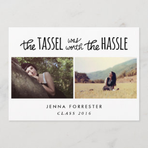 Convites O formando Tassel Valeu A Pena Da Dupla Fotografia