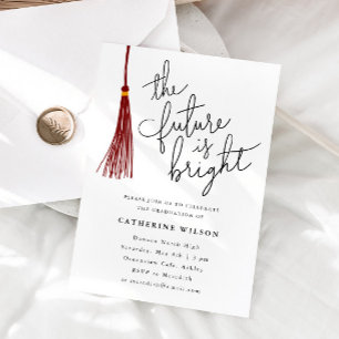 Convites O Futuro é a Festa de formatura brilhante do Maroo
