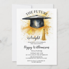 Convites O Futuro É Festa de formatura Brilhante