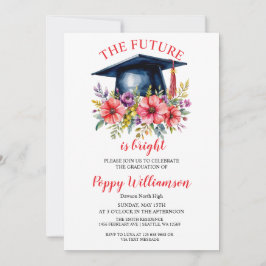 Convites O Futuro É Festa de formatura Brilhante