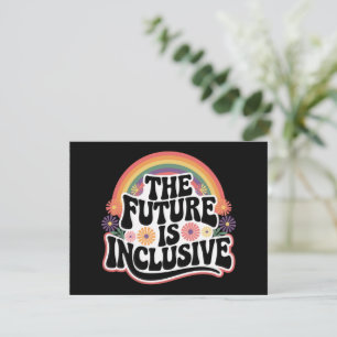 Convites O Futuro é Inclusivo Bandeira Arco-Íris LGBTQ Gay