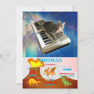 Convites O gato está no teclado