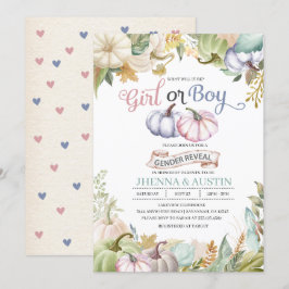 Convites O género do outono da abóbora da queda revela o