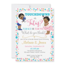 O género dos aterragens ou dos tutus revela o