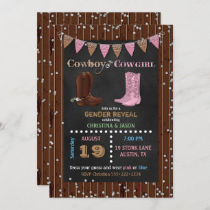 Convites O género ocidental do vaqueiro ou da vaqueira do