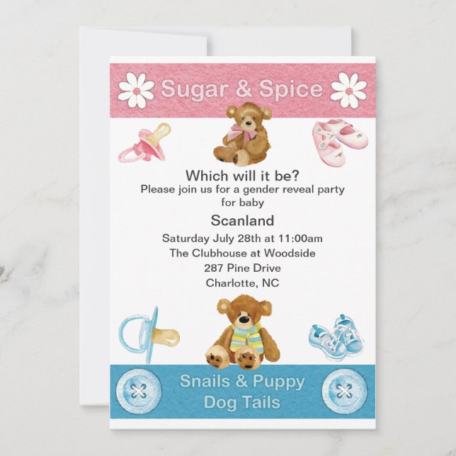 Convites O género revela o partido (Frente)