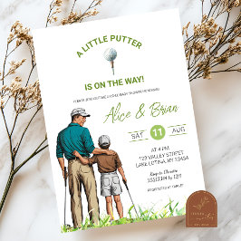 Convites O Golf Boy Little Putter está a caminho - Chuveiro