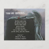 O Gothic Angel Tombstone no Cemitério Festa de Hal