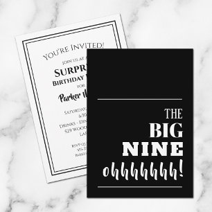 Convites O grande aniversário do 90