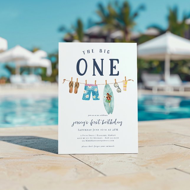 Convites O Grande | Aniversário do Surf de Verão (Criador carregado)