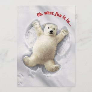 Convites O Grande Anjo da Neve