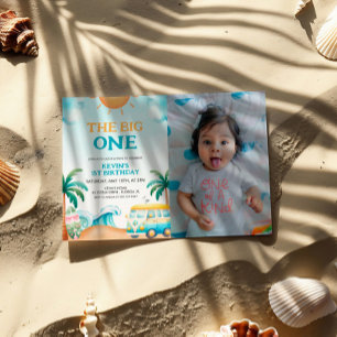 Convites O Grande, Foto de Aniversário Surf