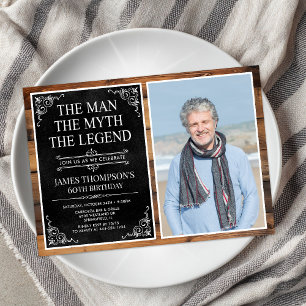 Convites O Homem O Mito A Lenda 60º Aniversário
