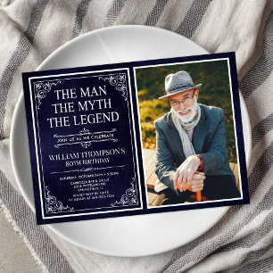 Convites O Homem O Mito A Lenda 80º Aniversário