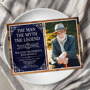 Convites O Homem O Mito A Lenda 85º Aniversário