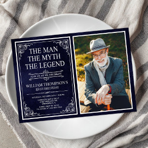 Convites O Homem O Mito A Lenda 85º Aniversário