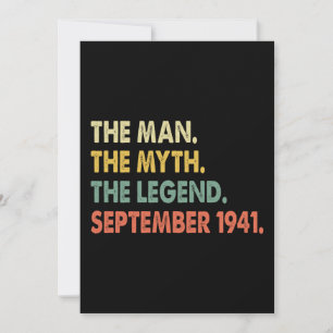 Convites O Homem O Mito A Lenda Setembro De 1941