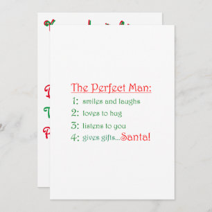 Convites O Homem Perfeito