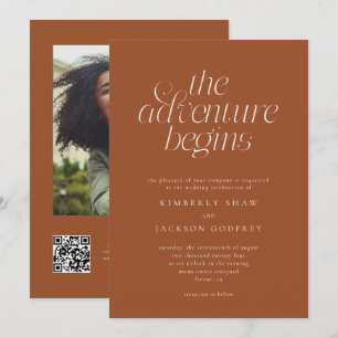Convites O Início da Aventura Casamento Minimalista Terraco